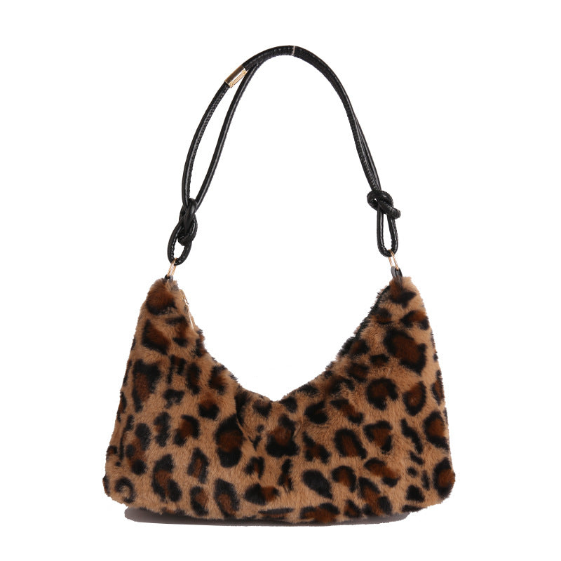 WoLuxurious Faux Fur Hobo Bag Kalsten