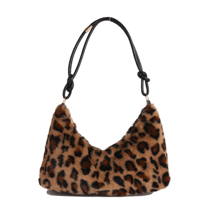 WoLuxurious Faux Fur Hobo Bag Kalsten