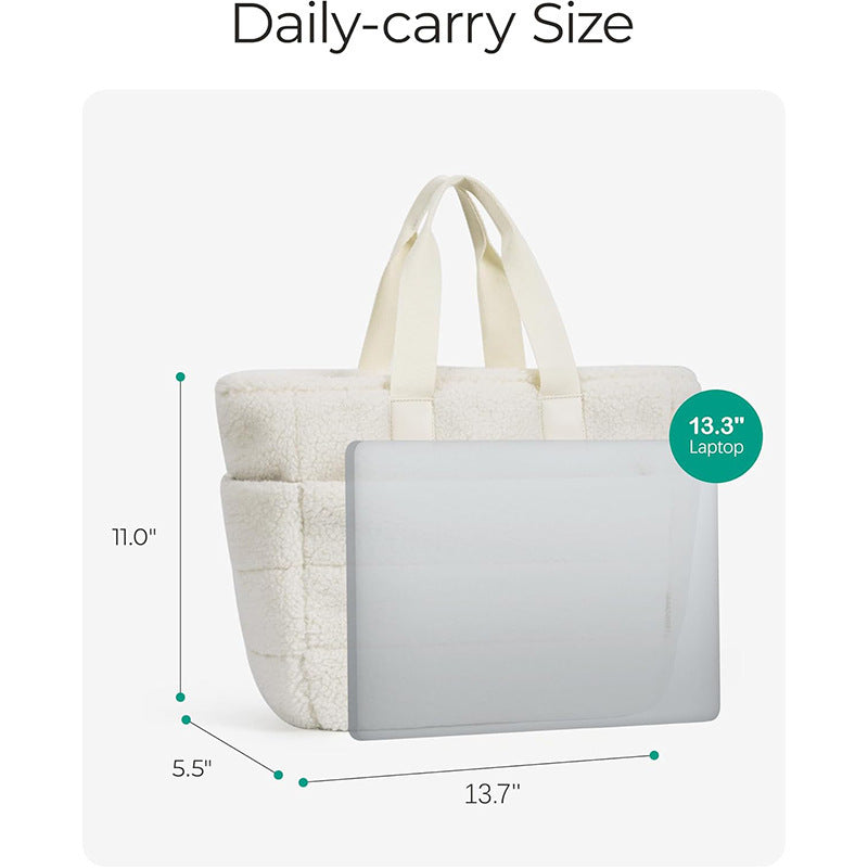 Plush Portable Shopping Bag Kalsten