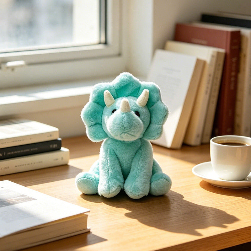 Plush Fennec Fox Sitting Soft Toy with Oversized Ears and Embroidered Features Kalsten
