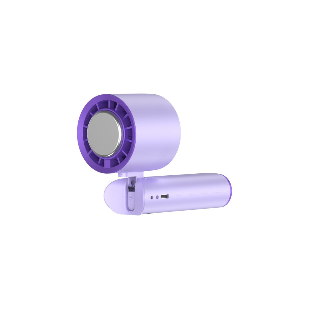Unisex nan foldable portable handheld cooling fan with digital LED display and ice-sensing technology Kalsten