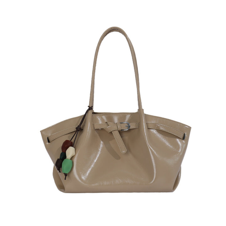 Sleek Minimalist Leather Tote Bag