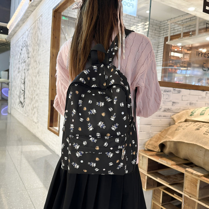 Playful Panda Print Backpack Kalsten