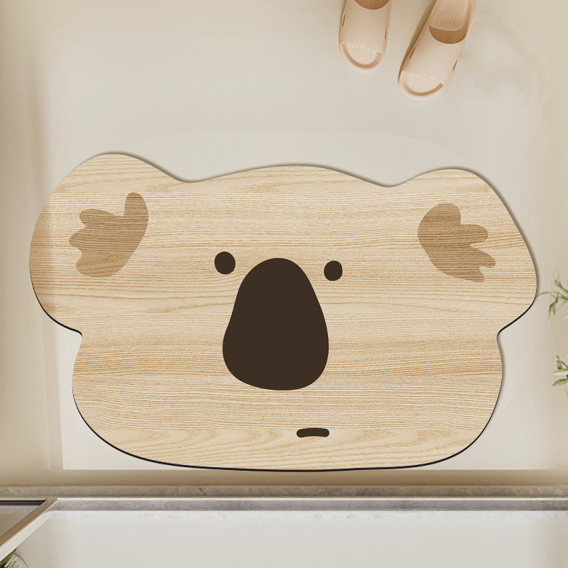 Adorable Frog-Shaped Bath Mat