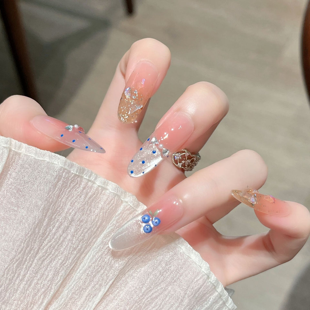 Decorative Glimmering Press-On Nail Art Set Kalsten