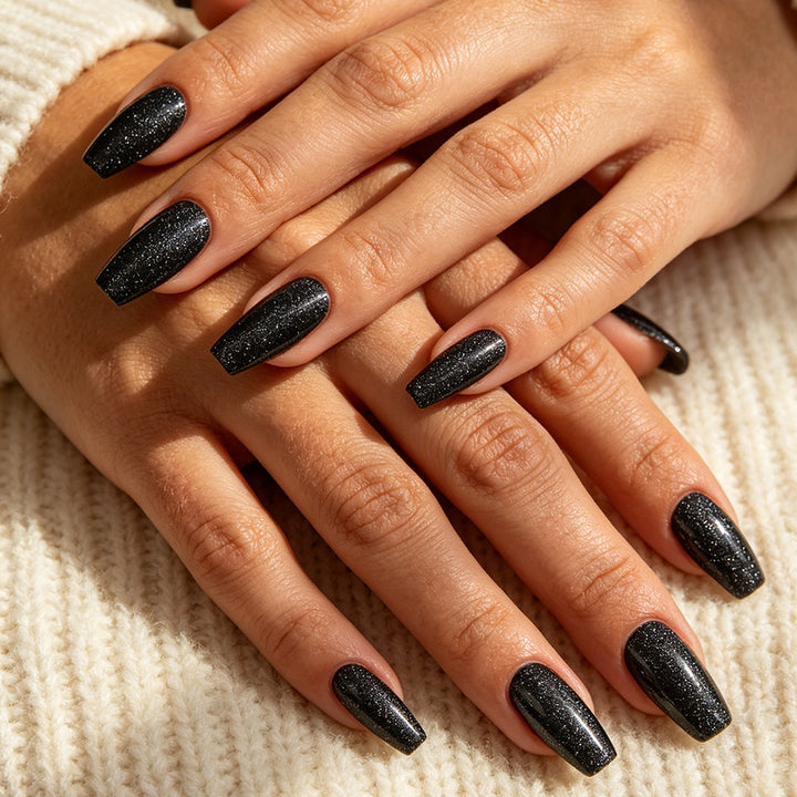 Glamorous Long Coffin Press-On Nails Kalsten