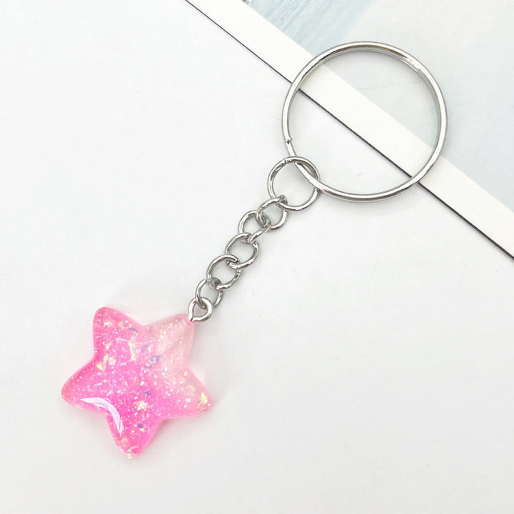 Star-Shaped Acrylic Keychain Kalsten