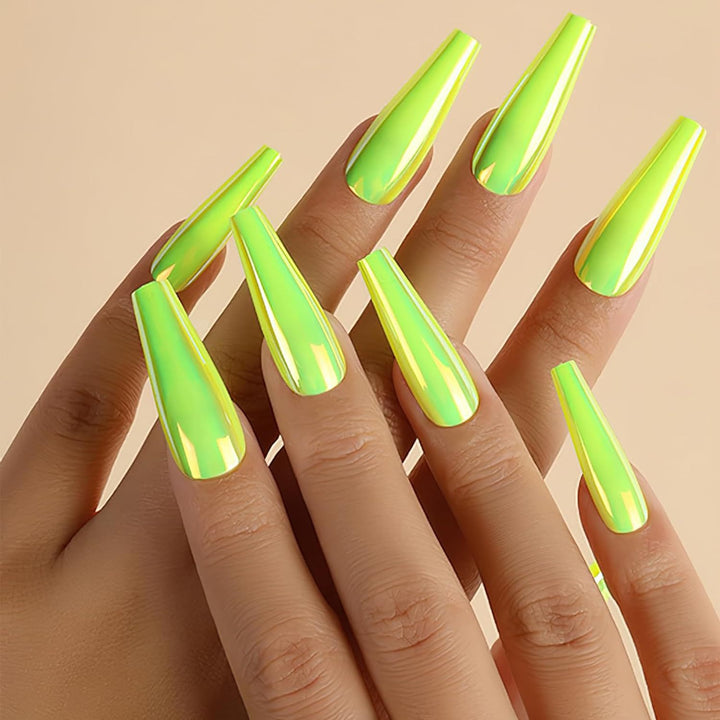 Glossy Artificial Nails Set Kalsten