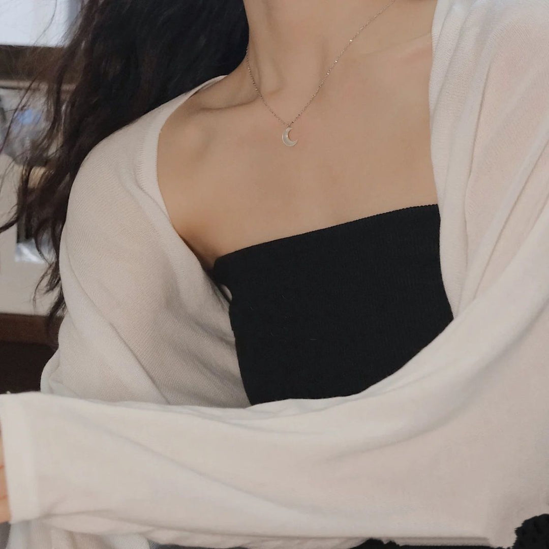 Celestial Moon Pendant Necklace Kalsten