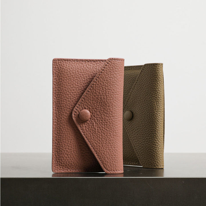 Textured Leather Card Holder Kalsten