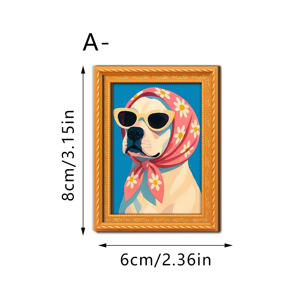 Decorative cat art with futuristic design Kalsten