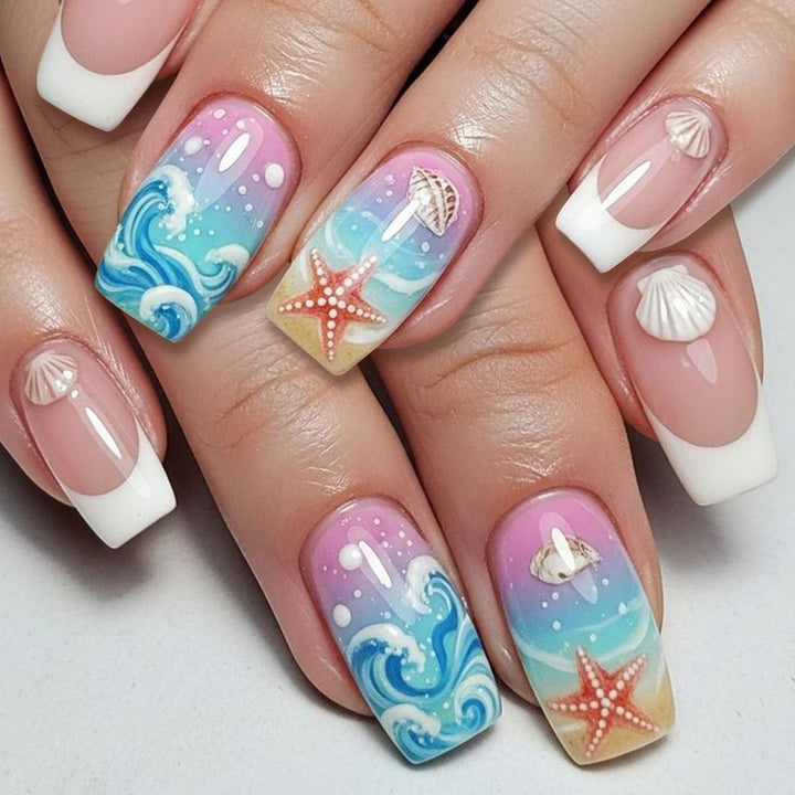 Ocean-Themed Nail Art Set Kalsten