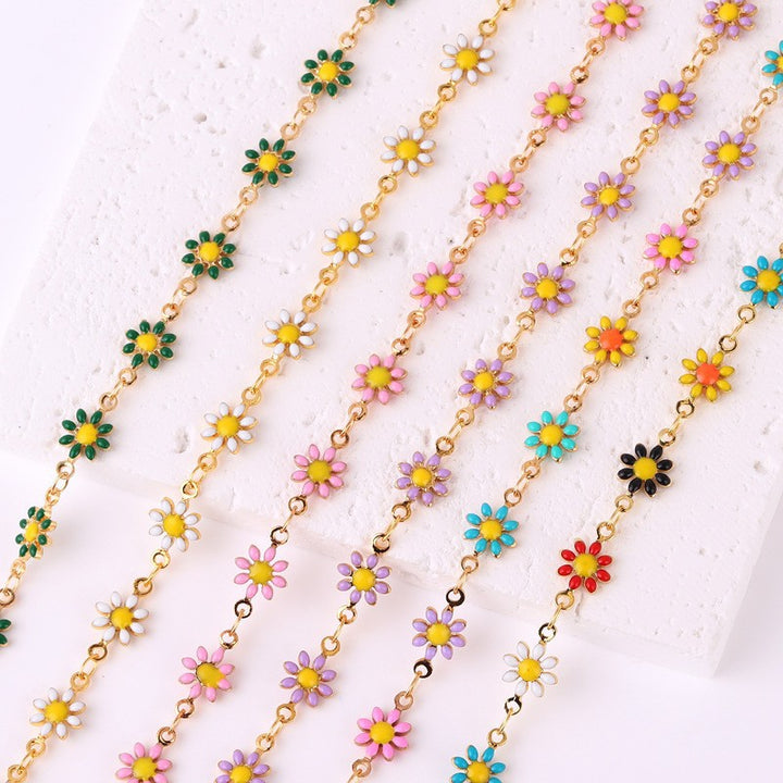 Floral Daisy Chain Necklace Kalsten