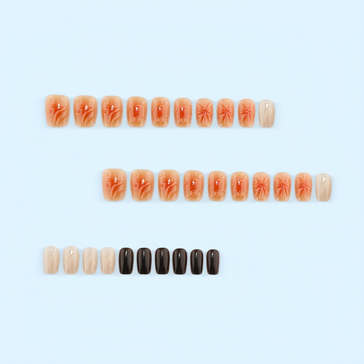 Elegant artificial nails in Boho style Kalsten