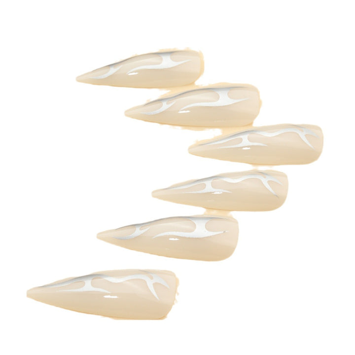 Artistic Stiletto Nail Design Kalsten