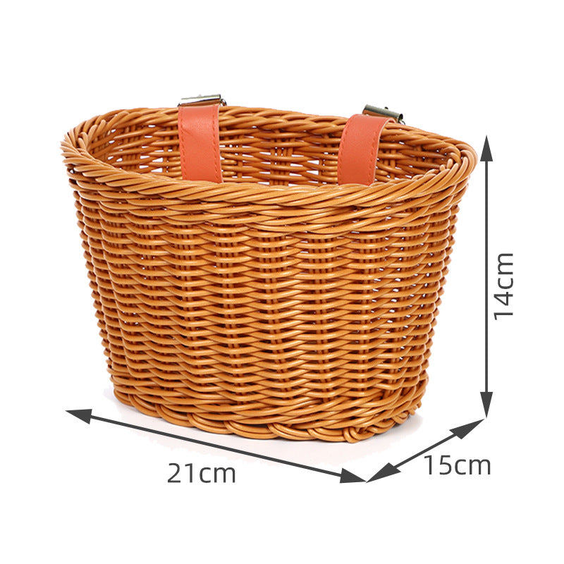 Woven Storage Basket with Handles Kalsten