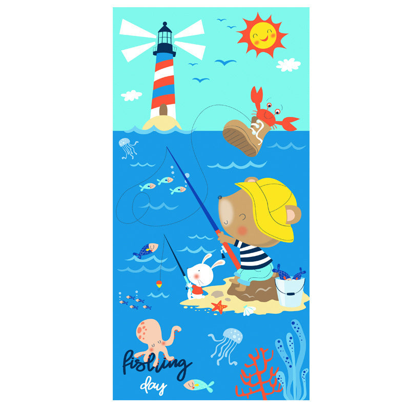 WoTropical Flamingo Beach Towel Kalsten