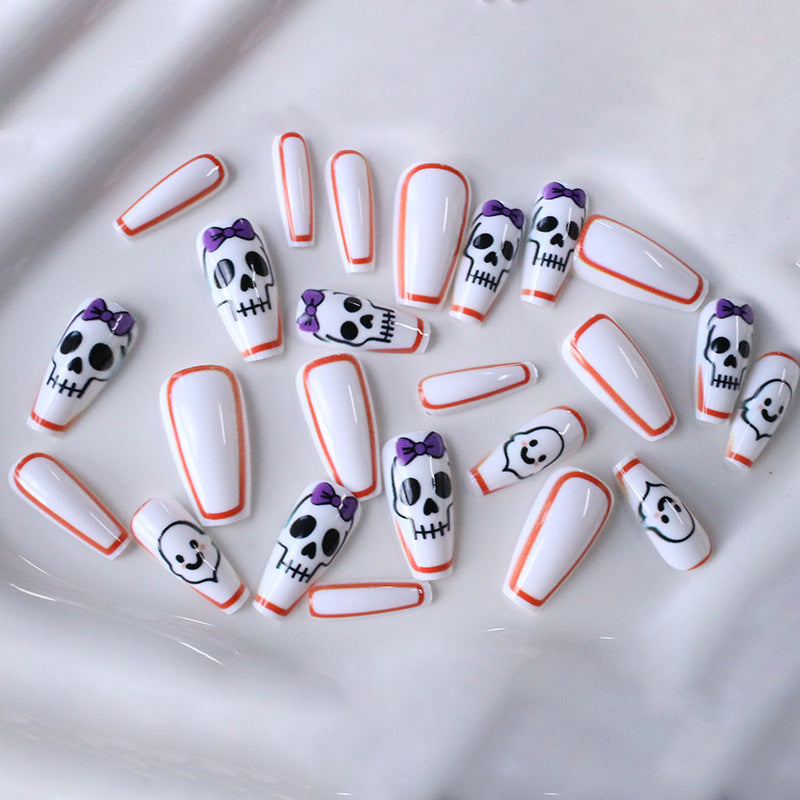 Artistic Halloween-Themed Nail Art Extensions Kalsten