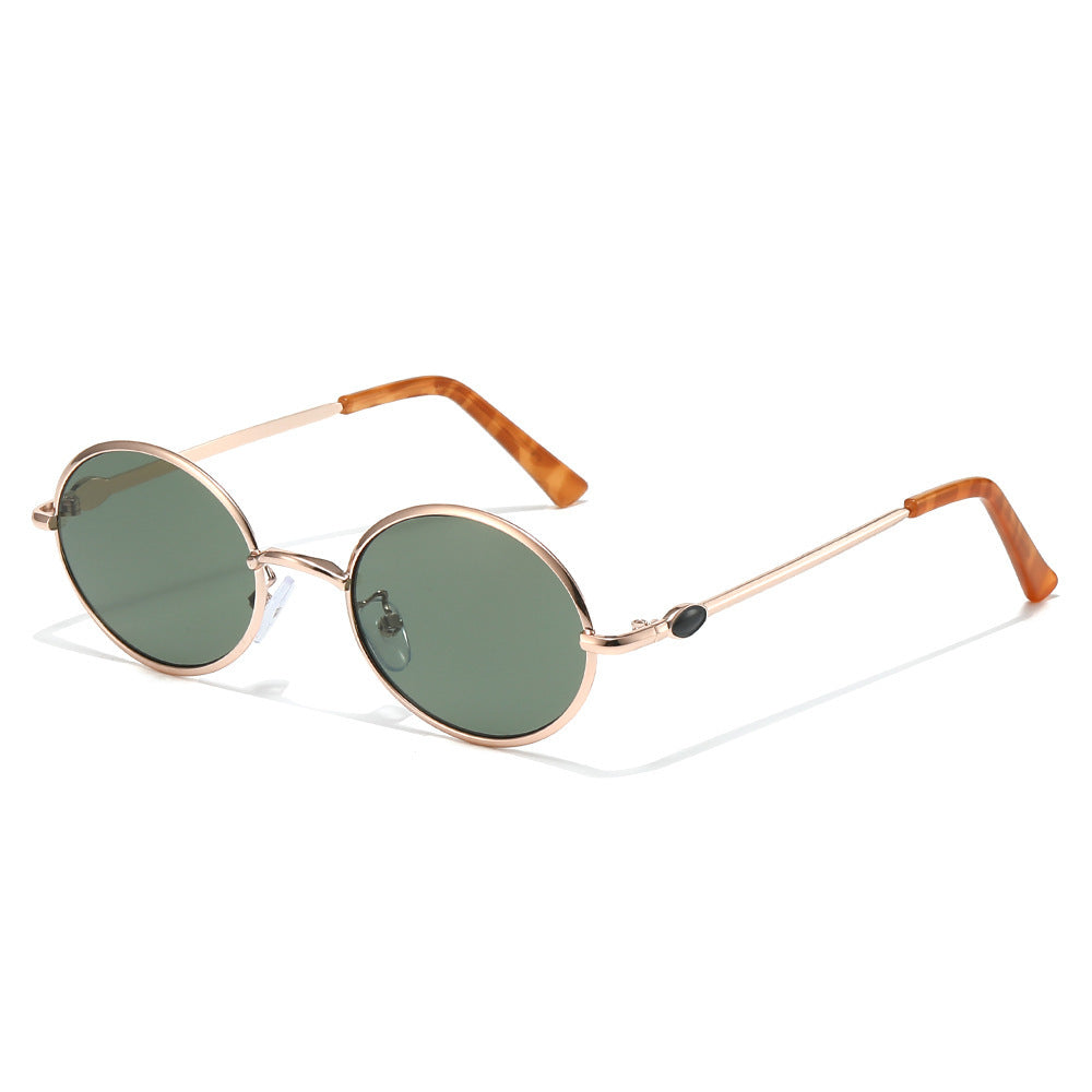 Retro Circle Frame Sunglasses Kalsten