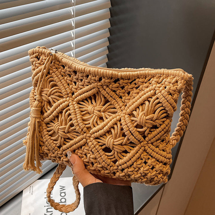 Bohemian Macrame Clutch Bag