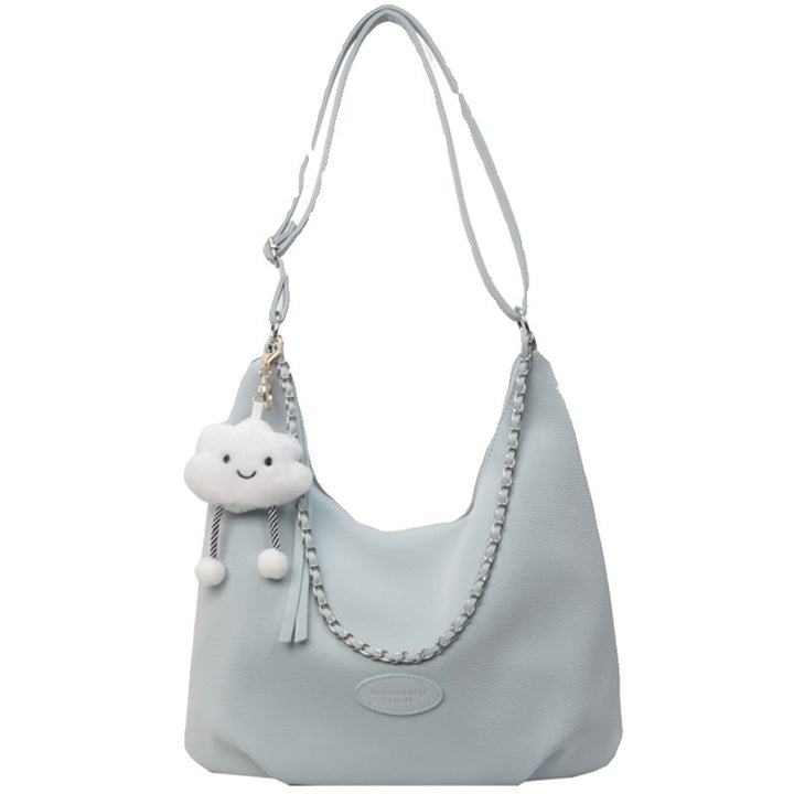 Soft Leather Slouchy Shoulder Bag