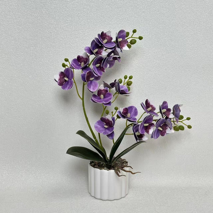 Artificial Orchid Flower Display for Home Decor and Indoor Display