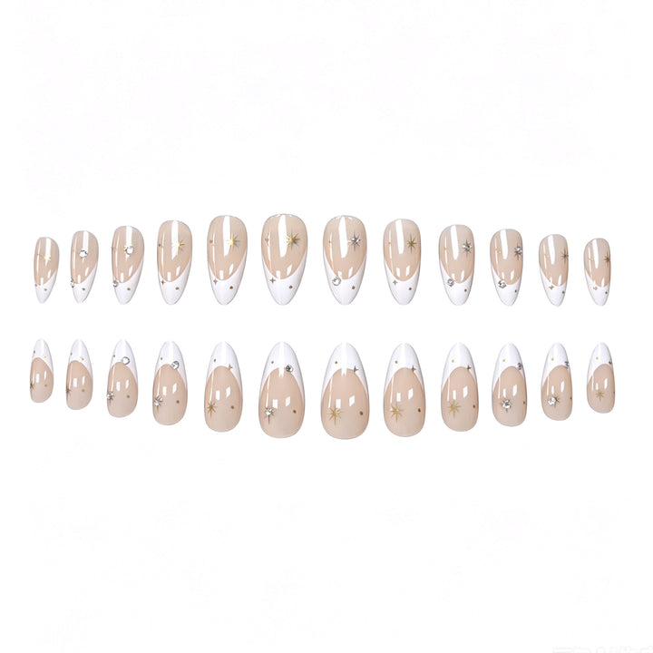 Elegant Accented Stiletto Nail Art Enhancements Kalsten