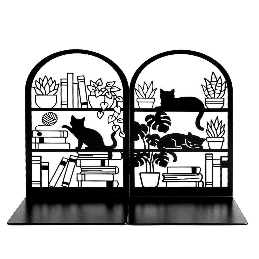 Cat-Themed Bookend