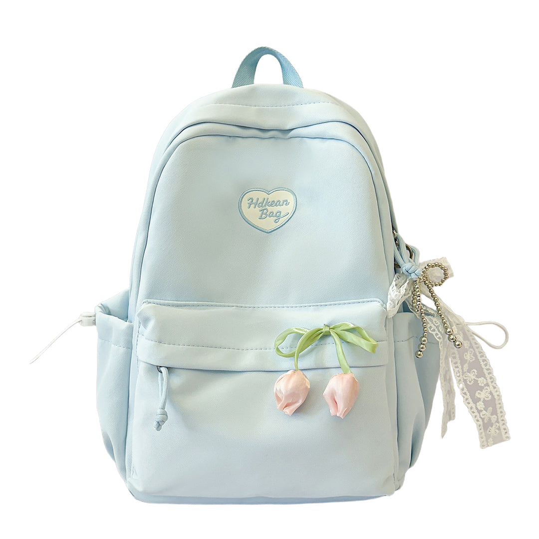 Floral-Embellished Casual Backpack Kalsten