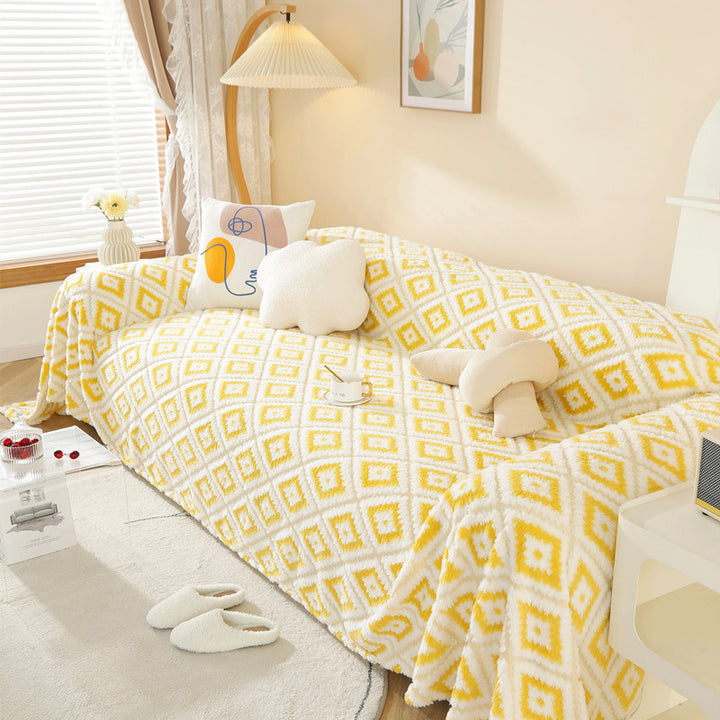 Cozy Textured Sofa Cover