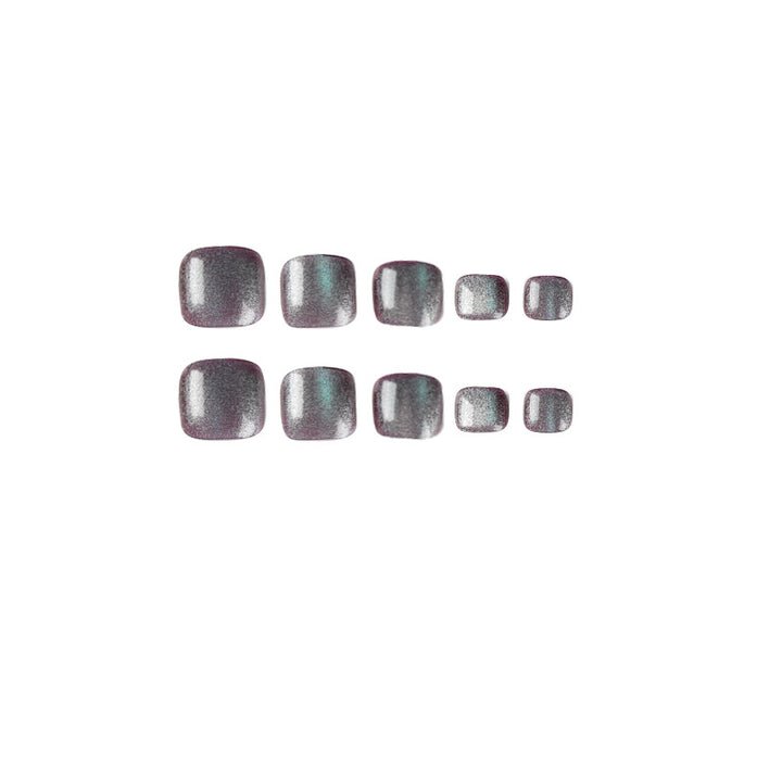 Shiny toenail art Kalsten