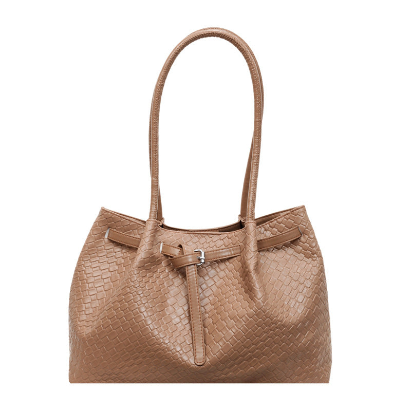 WoTextured Leather Tote Bag Kalsten
