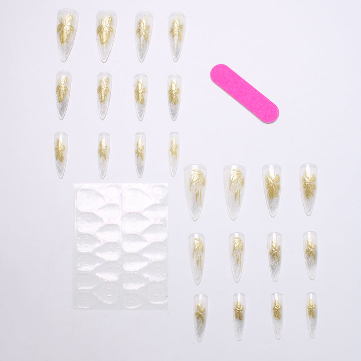 Floral-Inspired Press-On Nail Set Kalsten