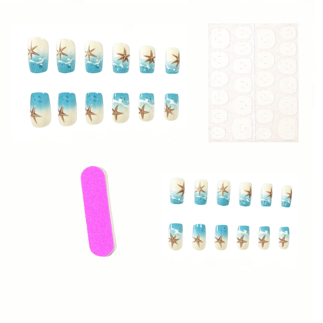 Coastal Themed Nail Art Kalsten
