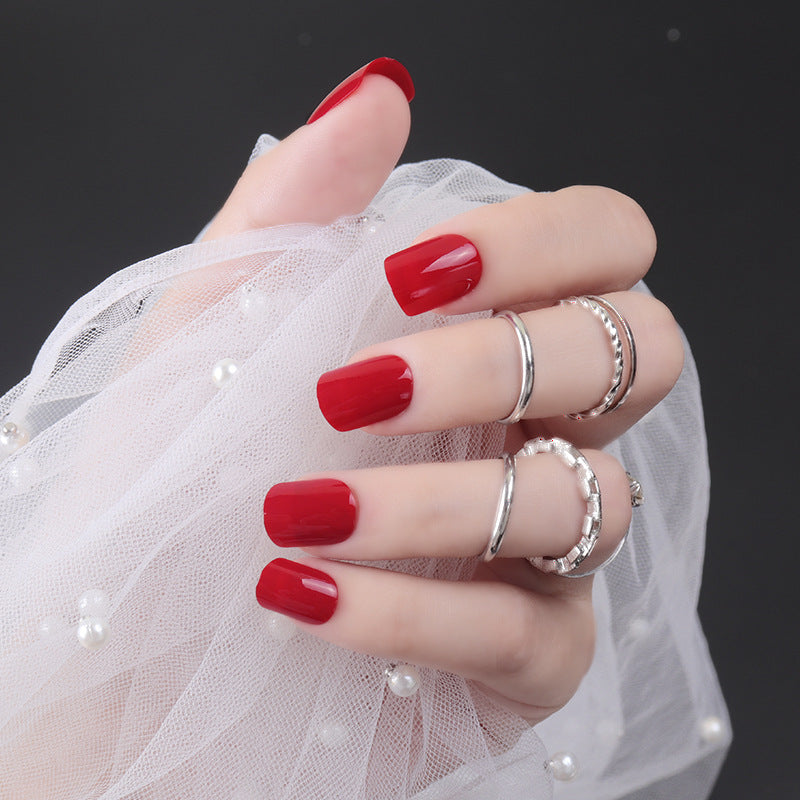 High-Gloss Square Press-On Nails Kalsten
