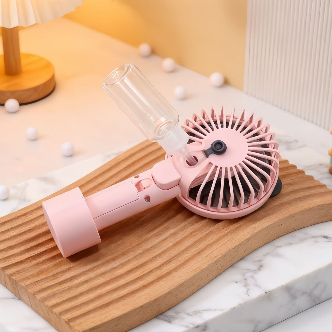 Ladies Portable Spray Fan with Ergonomic Design Kalsten