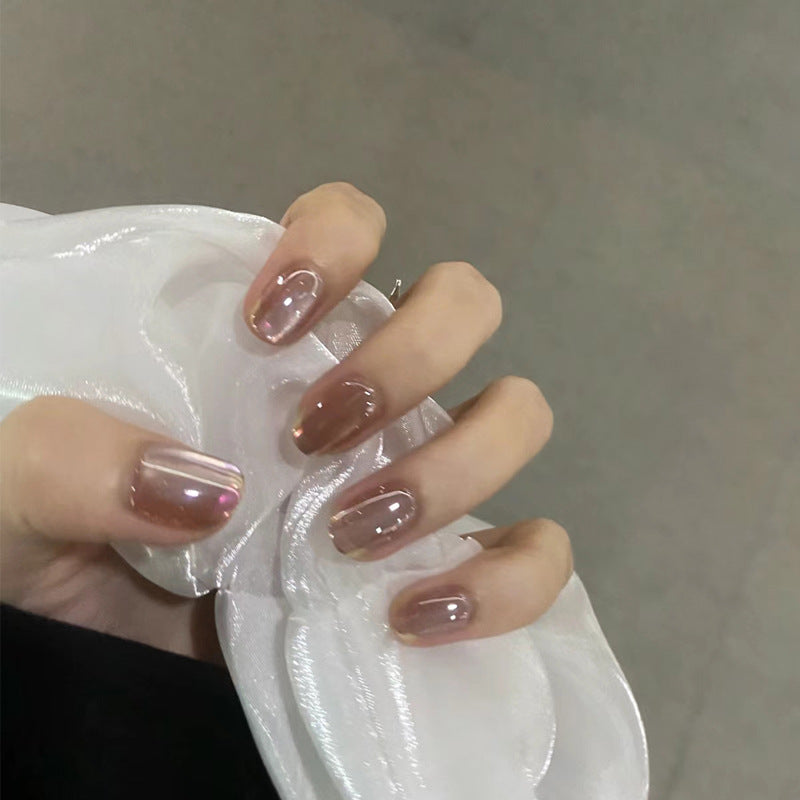 Iridescent Press-On Nail Set Kalsten