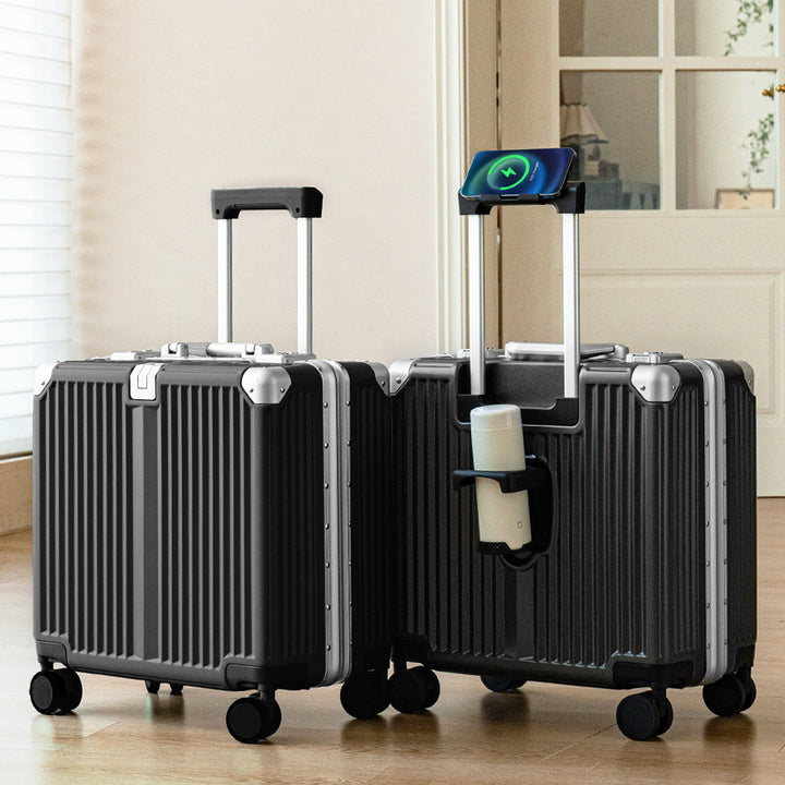 Compact Spinner Travel Suitcase