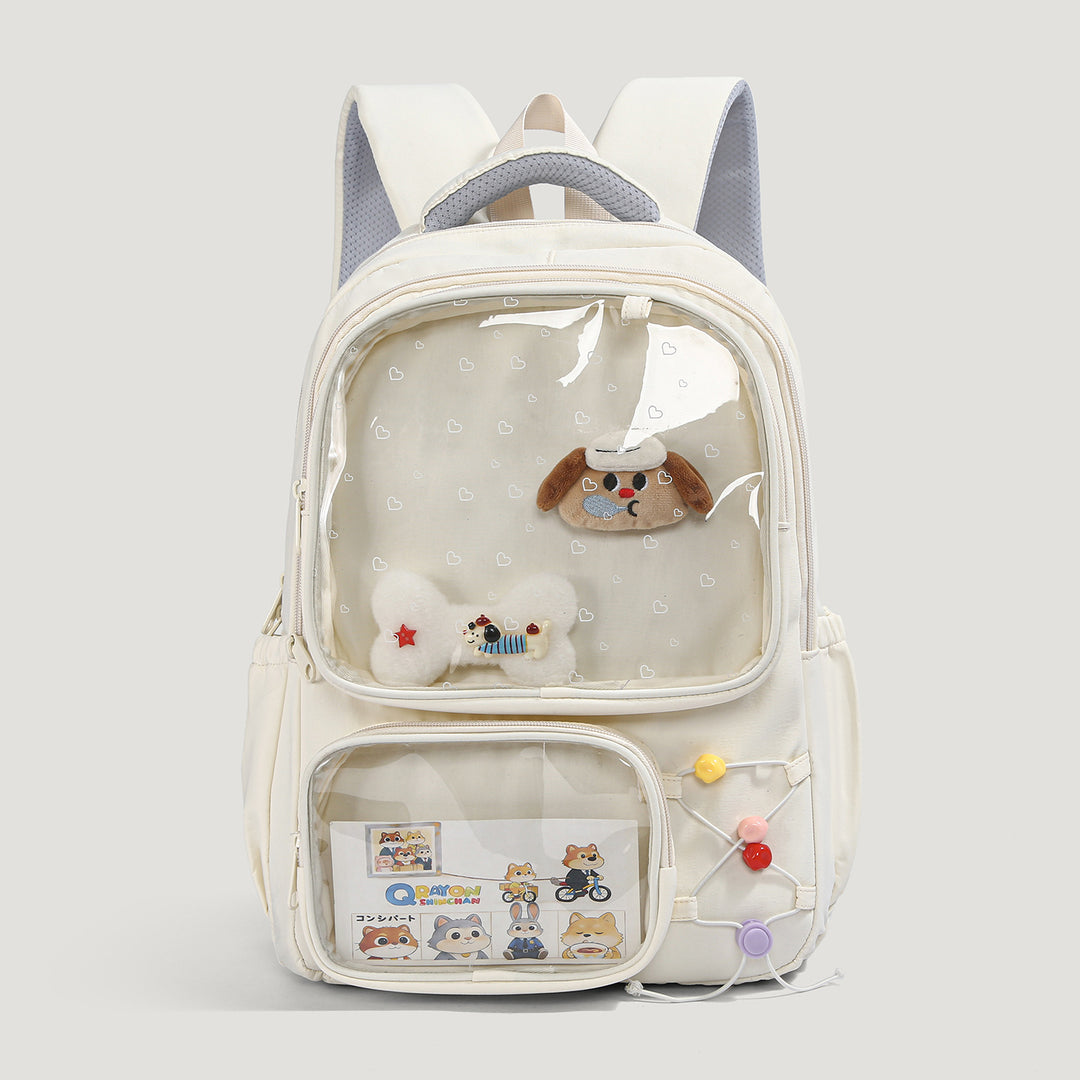 Playful Illustrated Dog-Themed Backpack Kalsten