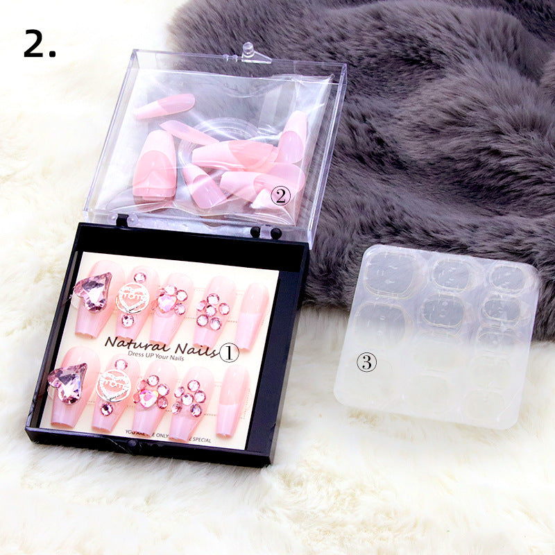 Elegant Pre-Designed Press-On Nail Set Kalsten