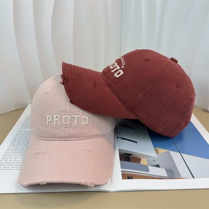 Men's Vintage-Inspired Distressed Baseball Cap Kalsten