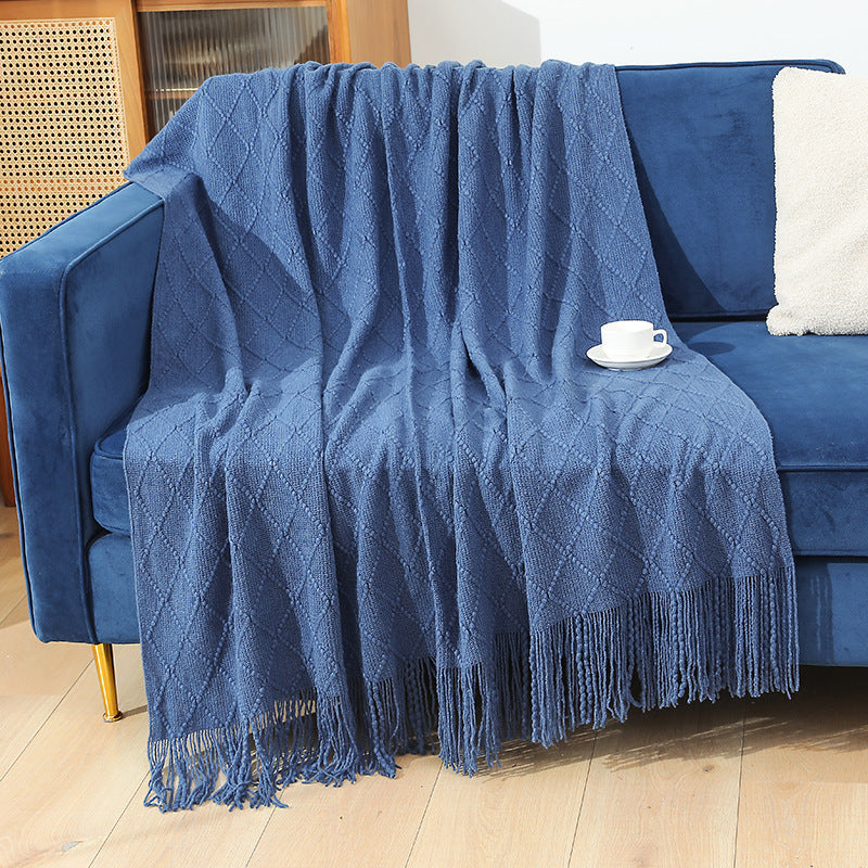 Ladies cozy knit blanket Kalsten