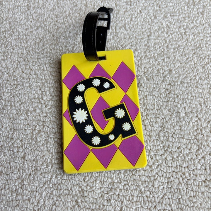 Personalized Striped Luggage Tag Kalsten