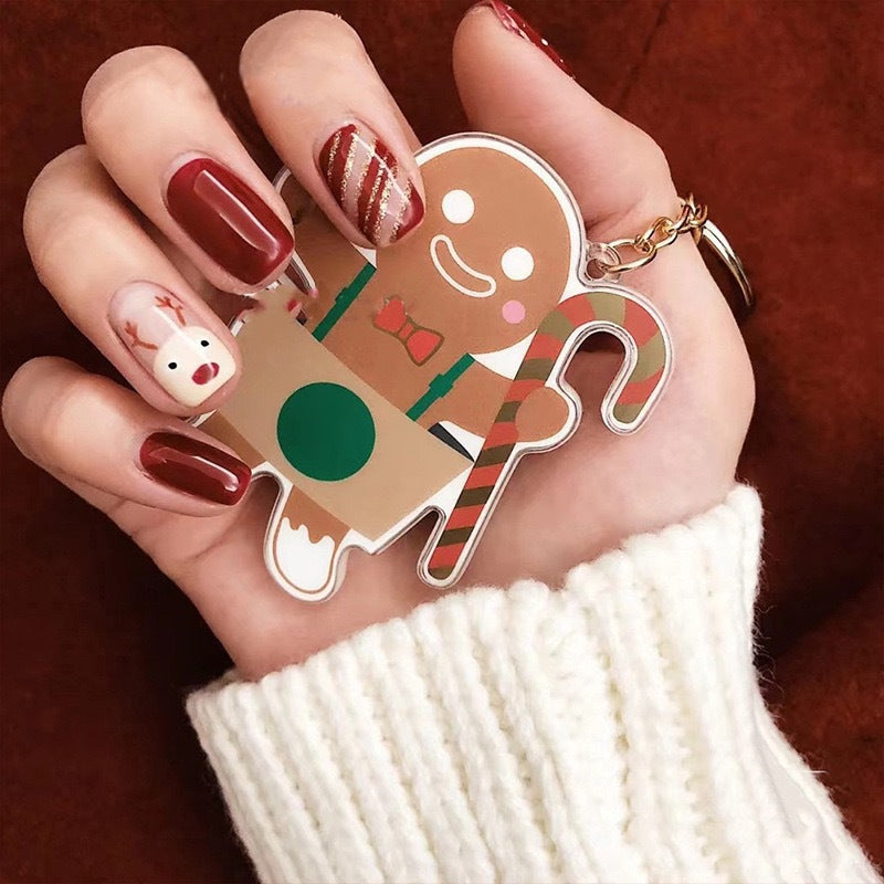Fun Character-Themed Press-On Nail Art Kalsten