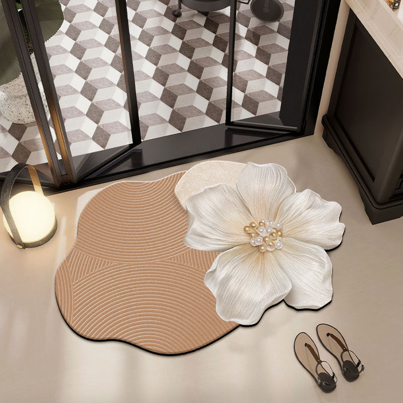 Decorative Petal-Shaped Bath Mat
