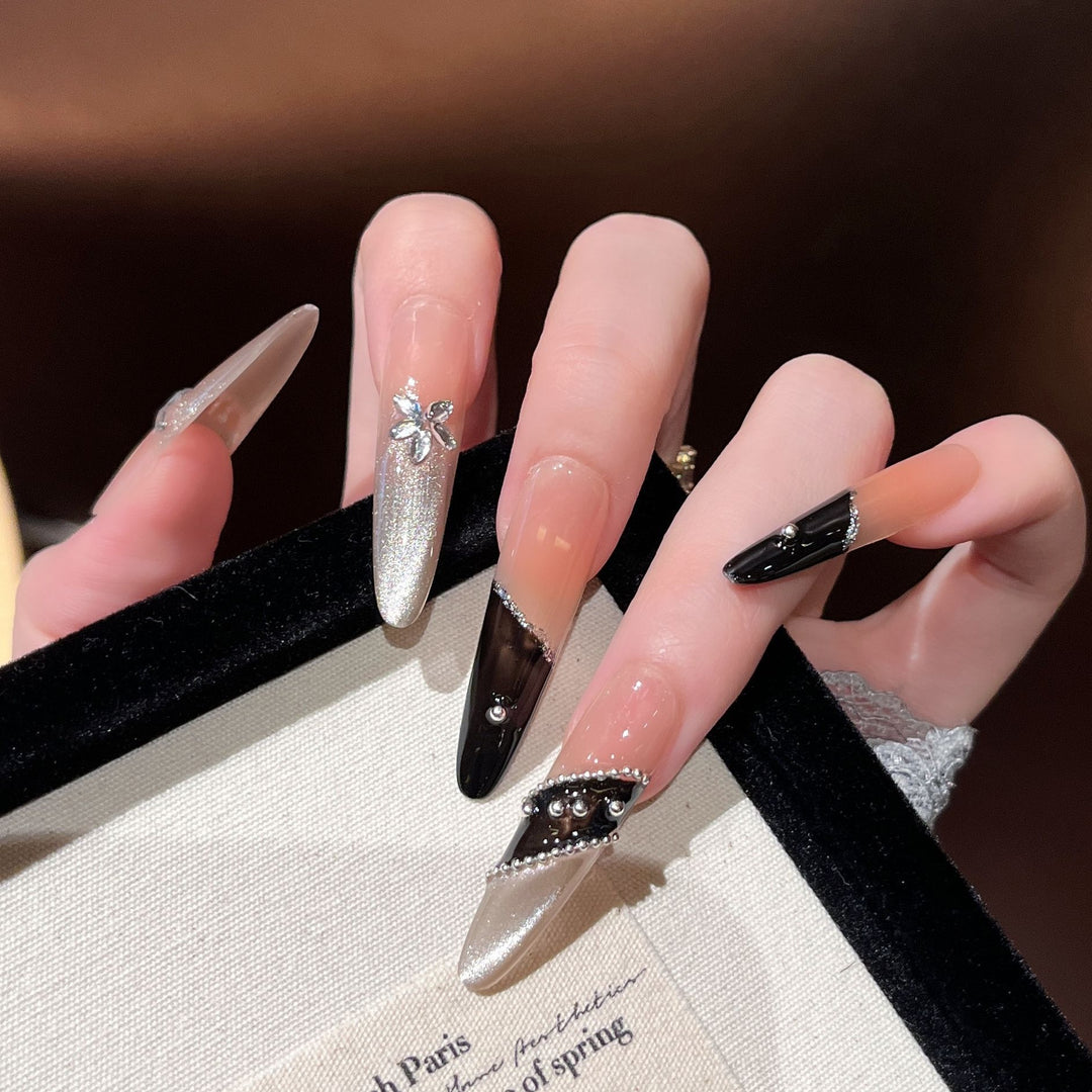 Elegant Stiletto Press-On Nail Extensions Kalsten