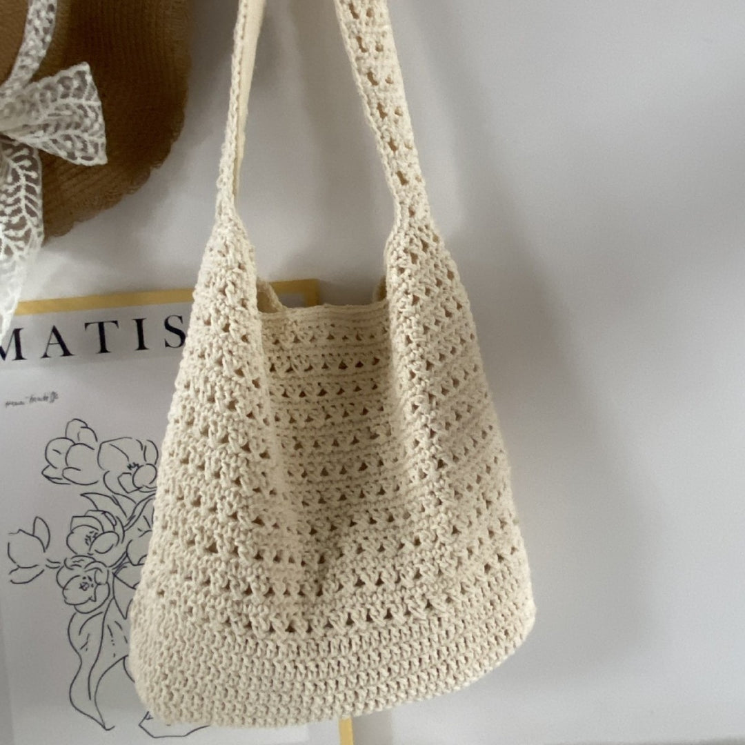 Hand-knotted leisure shoulder bag Kalsten