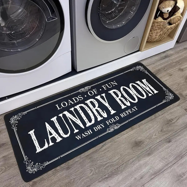 Vintage-Inspired Laundry Room Area Mat Kalsten