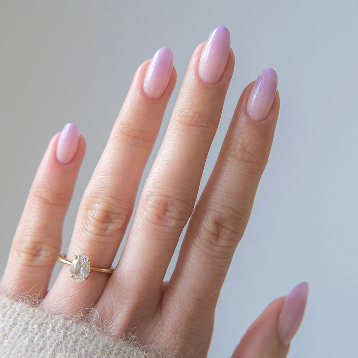 Elegant Stiletto Press-On Nail Art with Rhinestone Accents Kalsten
