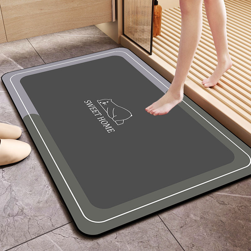 Absorbent Memory Foam Bathroom Mat Kalsten
